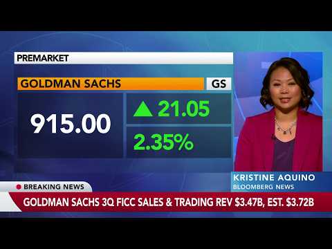 Goldman Beats on Equity Trading as Fixed Income Falls Short