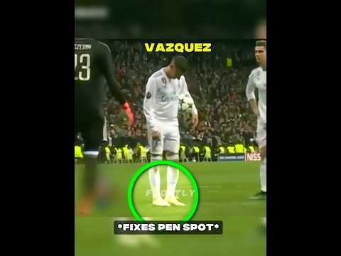 Lucas Vazquez Always Protects Penalty Spot❤️