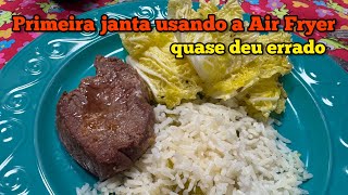 Primeira vez usando minha Air Fryer - Quase deu errado 