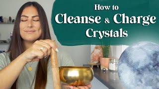 How to Cleanse & Charge Crystals • Learn the Basics
