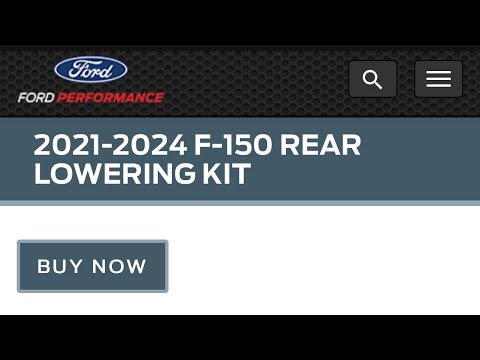 21-24 ford f150 lowering shackle installation