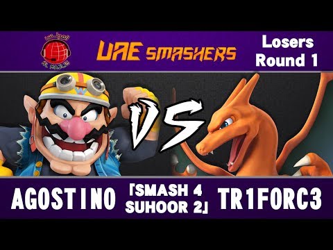 [OS] Smash 4 Suhoor 2: Agostino (Wario, Mario, Dr. Mario) vs Tr1f0rc3 (Charizard) - Singles LR1