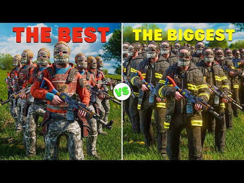 The BEST CLAN Vs The BIGGEST CLAN in Rust (OT VS R2)