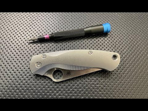 Lotus Shred Carbon Fiber Scales for Spyderco Paramilitary 2 Knife