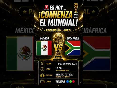COMIENZA EL MUNDIAL🏆🌎 #shorts #mundial2026 #mexico #worldcup #futbol #viral #fifa #mundial #parati