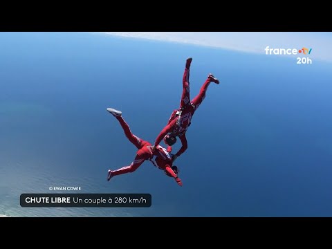 Chute libre: Un couple à 280 km/h (JT 20h00 France 2 - 01.09.25)