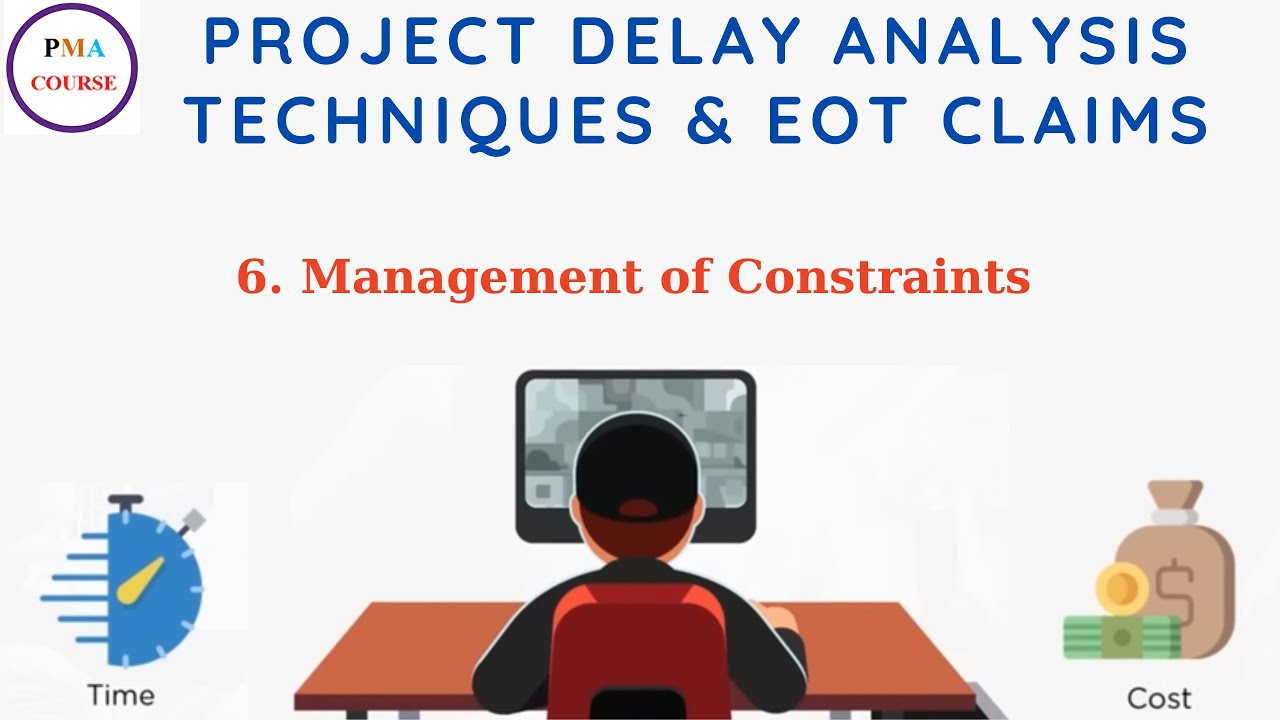 6. Project delay analysis || Management of Constraints