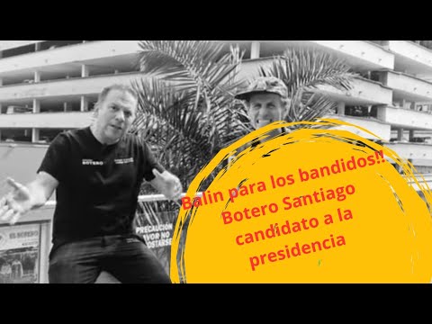 Esto haria siendo presidente. Balin para los bandidos,  @Santiago.Botero.Jaramillo