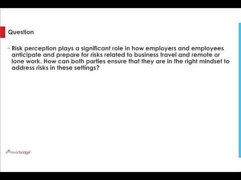 Safety and Security Panel: Protecting Facilities and Lone Workers