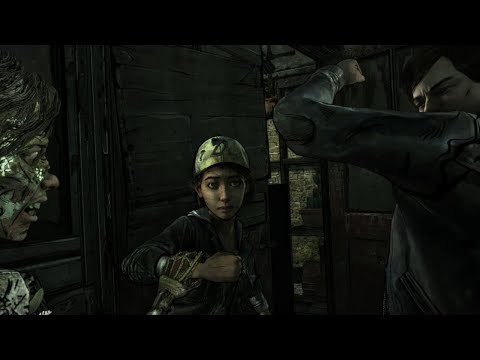 Suffer The Children: Mitch backhands a zombie