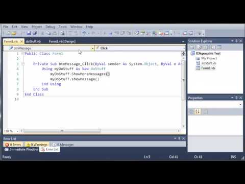 Visual Basic Tutorial 101 Using End Using Youtube