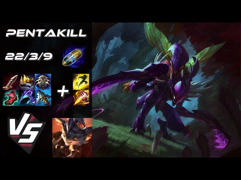 JUNGLE Kha'Zix vs Rumble [PENTAKILL] - EU Grandmaster Patch 14.11