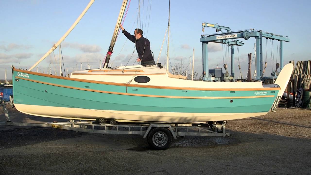 De-rigging the Swallow Yachts BayCruiser 23