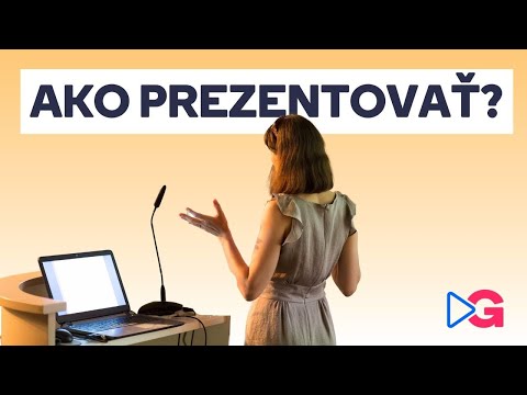Ako prezentovať pred ľuďmi na 1*