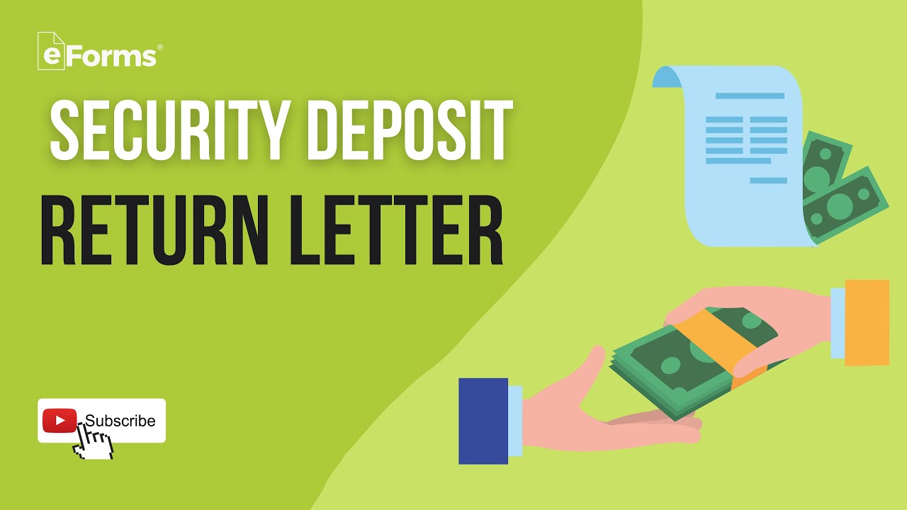 Security Deposit Return Letter EXPLAINED