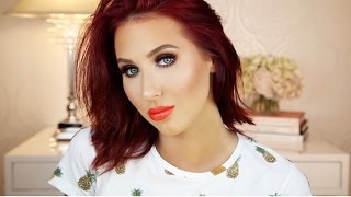 Get Ready With Me - Sunset Eyes & Bold lips