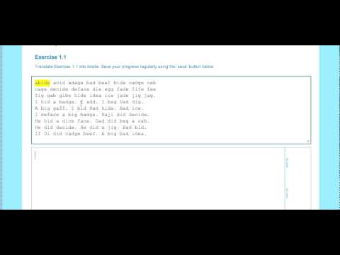 How to enter braille in UEB online