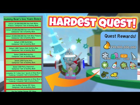Completing the HARDEST Quest in Bee Swarm Simulator!