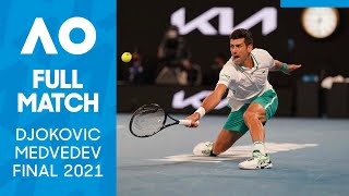 Novak Djokovic vs Daniil Medvedev Full Match  Aust