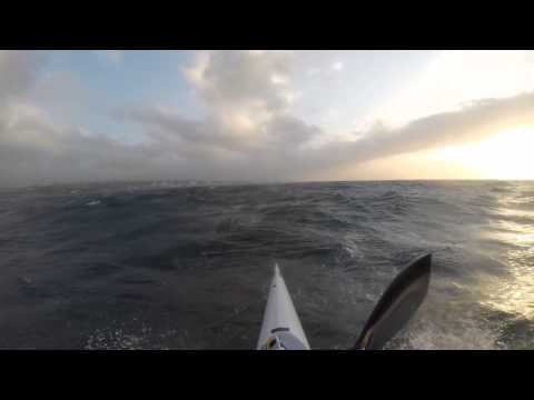 Checking out the Durban Downwind SW Course - Marine to La Mercy at 15knots