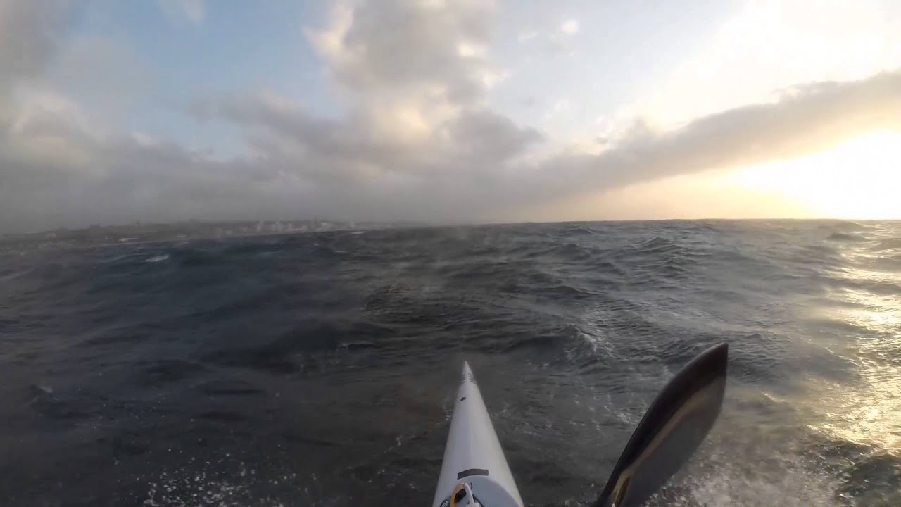 Checking out the Durban Downwind SW Course - Marine to La Mercy at 15knots