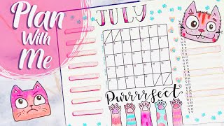 July 2020 Bullet Journal Set Up