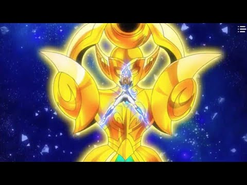 Saint Seiya Omega: Cygnus Hyoga unleashes Aurora Execution on Death Clock Tokisada [ENG SUB]