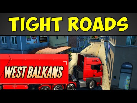 12 TIGHT City Roads in West Balkans DLC | Challenging & HIDDEN Narrow Streets | ETS2