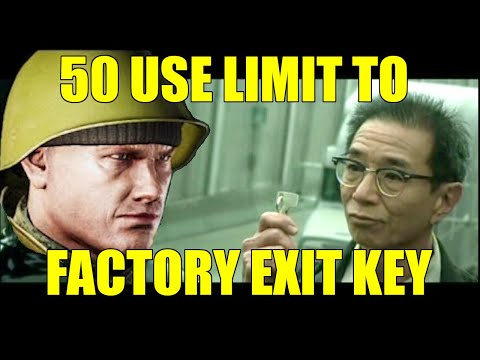 Factory Exit Key HIT With 50 Use Limit - How To Refill | Escape From Tarkov