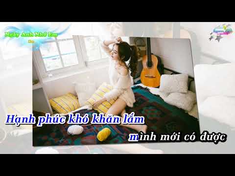 Ngày Anh Nhớ Em - Ron Karaoke