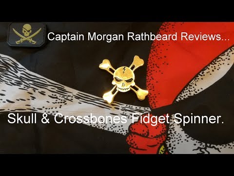 Skull & Crossbones Fidget Spinner Review