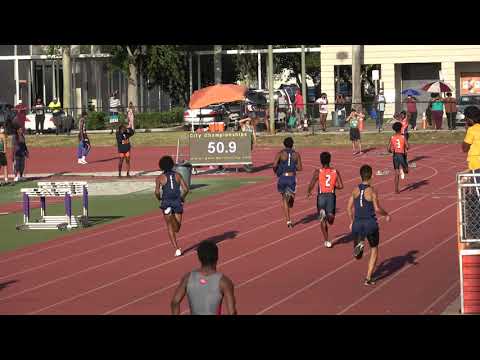 Boys 400m Section 2 Finals Fort Lauderdale City Championships 2021