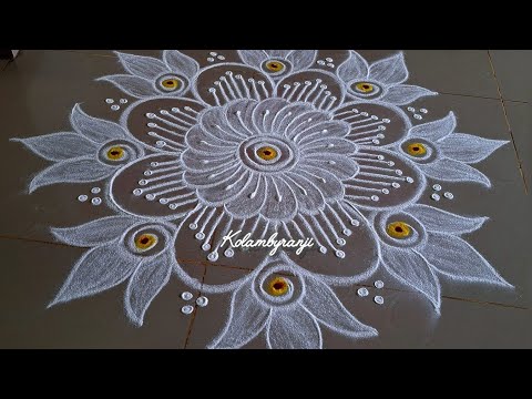 Simple and esay rangolidesigns 🌸free handrangoli for festival season #muggulu #margazhirangolikolam 