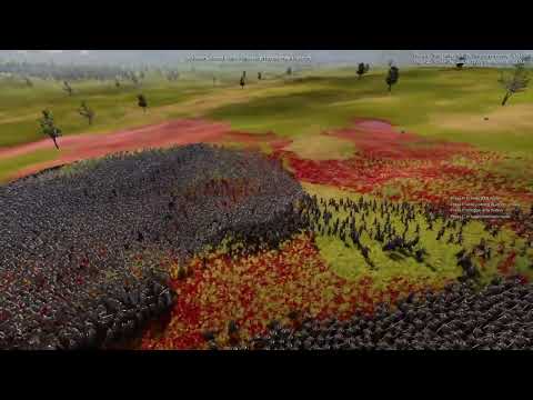 Battle of the Ages: 500k Mongolian Soldiers vs 500k Heavy Knights - Ultimate Epic Battle Simulator!