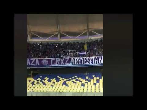 "Salida de Los Lilas en la noche lila 2018 Deportes Concepcion" Barra: Los Lilas &bull; Club: Club Deportes Concepción