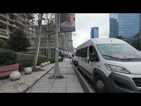 Istanbul Walking Tour - Levent (Nisbetiye & Büyükdere St) - Luxury & Business 4K
