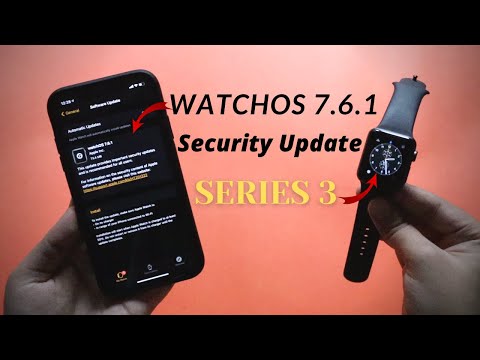 WatchOS 7.6.1 Update on Apple Watch Series 3 !