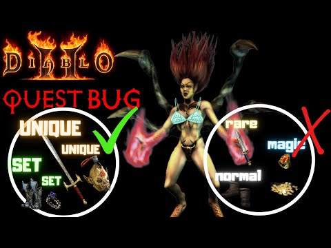 Diablo 2 Quest Bug ANDARIEL FARM better items