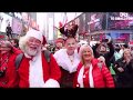 SantaCon In New York Times Square