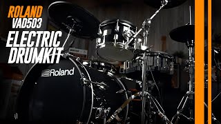 Video thumbnail for Roland VAD503 V-Drums Acoustic Design ELECTRIC Kit by GAK