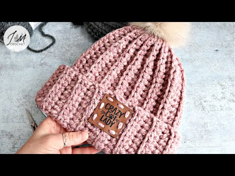 How to Crochet a Quick and Beautiful Beanie Hat | Beginner Friendly Crochet Beanie #crochetbeanie 🥰