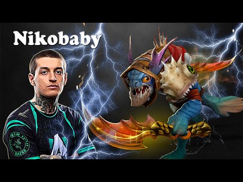 Nikobaby - Slark Safelane with Handsken vs Matumbaman and Crit | Dota 2 7.28c Gameplay