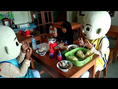 BAKSO LAVA & BAKSO JUMBO ENAK - UPIN & IPIN MUKBANG DI WARUNG BU HENDRO KEDATON - PERAHU LAYAR Video