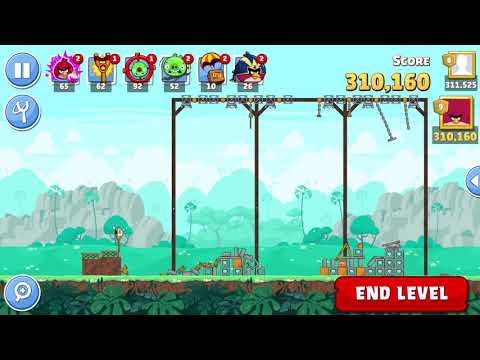 Angry Birds Friends Level 4 Tournament 805 three stars NO POWER-UP walkthrough 2020-08-08