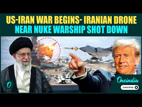BREAKING: Trump’s F-35 SHOOTS Down Iranian Drone Near USS Abraham Lincoln | U.S vs Iran ALL-OUT War?