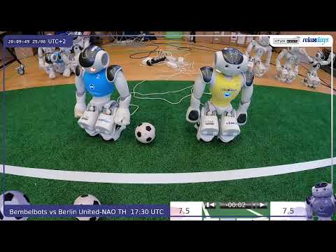 1vs1 Challenge - Play-ins - Bembelbots vs. Berlin United – NaoTH @ Leipzig