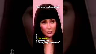 Cher’s top iconic interview moments #Cher