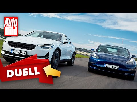Polestar 2 vs. Tesla Model 3 (2020): Test - Comparison - Electric - Info