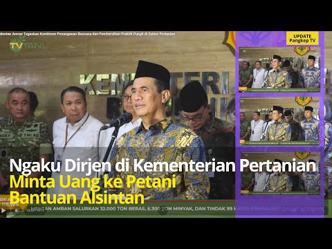Mentan Andi Amran Sulaiman Pecat Staf, Karena Minta Uang Rp600 Juta Satu Titik Bantuan Alsintan