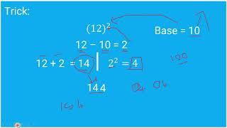 Squaere any number close to 10^n easily  simple 2 second trick